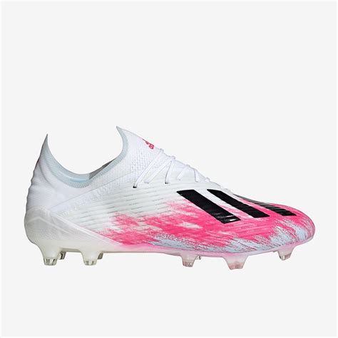 adidas x 19.2 fg blauw|x 19.1 fg white shock pink.